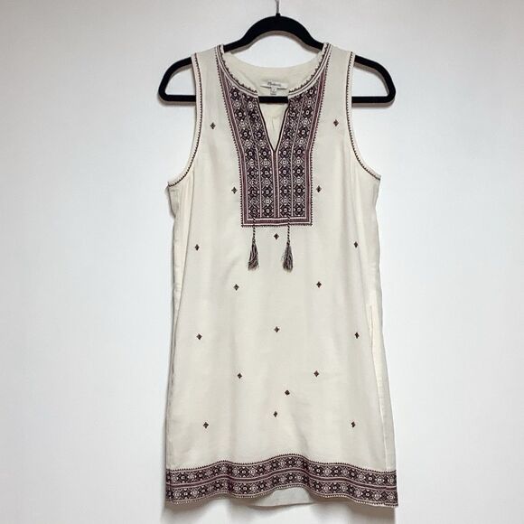 NWOT Madewell Embroidered Sun Coast Sleeveless Dress size M - Picture 3 of 7